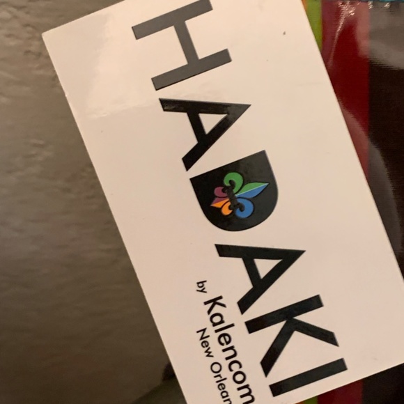 Cosmetic / Makeup bag HADAKI Scoop Pod Case Striped Vinyl New but vintage look - Picture 3 of 9